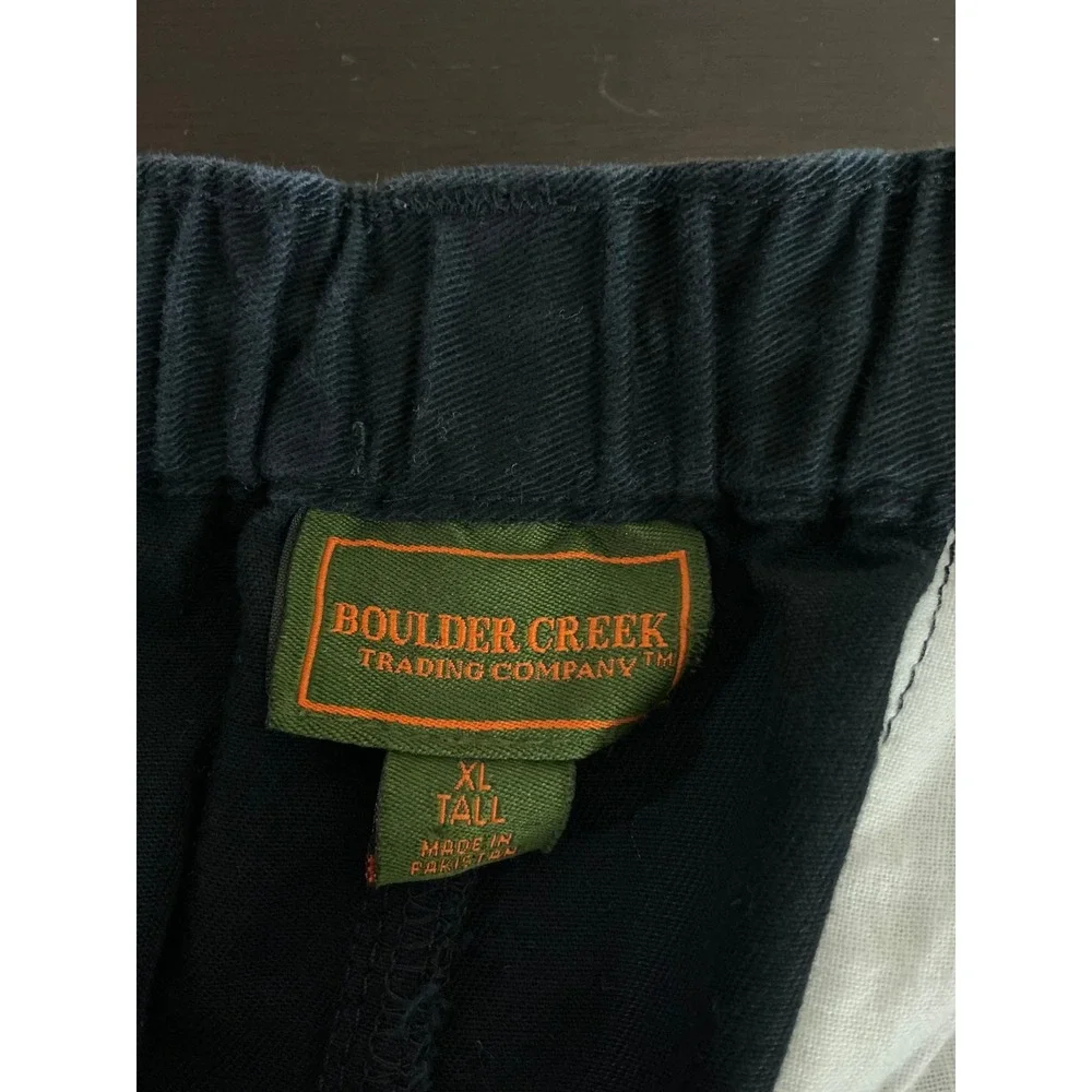 Boulder Creek Shorts Men's XLT Cargo Shorts Relaxed Fit Elastic Waist Drawstring